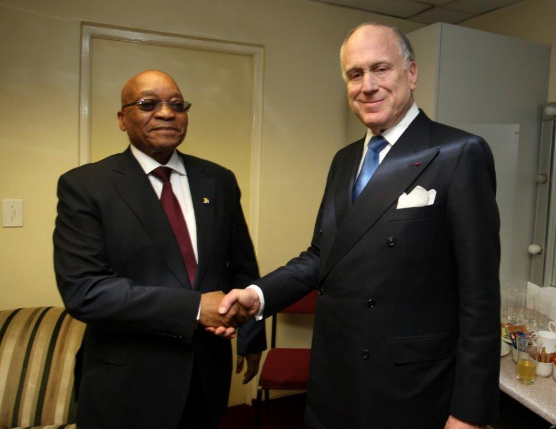 President Jacob Zuma meeting with WJC President Ronald Lauder